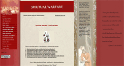 Desktop Screenshot of battleinchrist.com
